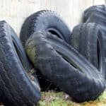 Vecchi pneumatici da smaltire