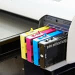 quattro cartucce di una stampante da buttare